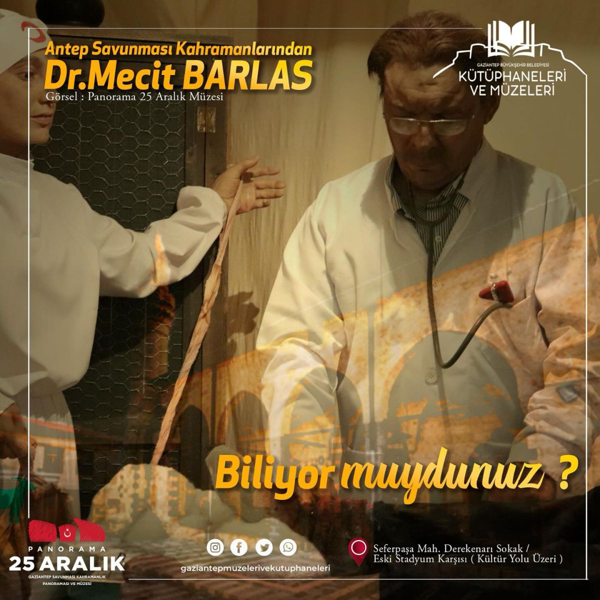 Tıp Bayramı'nda Gaziantep'in İlk Cerrahı Dr. Mecit Barlas'ın Azmi Hayranlık Uyandırıyor