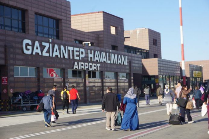 Gaziantep Havalimanın da 21 Bin 270 Metrekare Alanda Hizmet Veriliyor