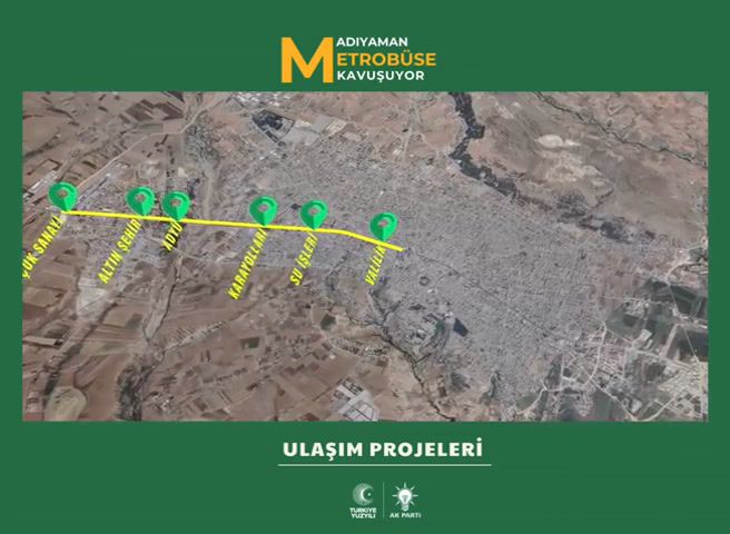 Adıyaman'a Metrobüs Projesi Hayata Geçiyor