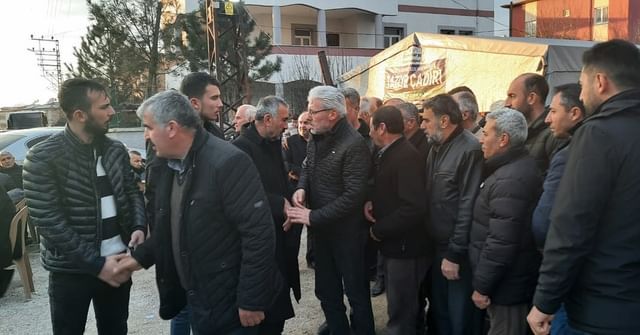 Elbistan İlçesi'nde Taziye Ziyareti: Başkan Eker, Alagöz ailesinin yanında