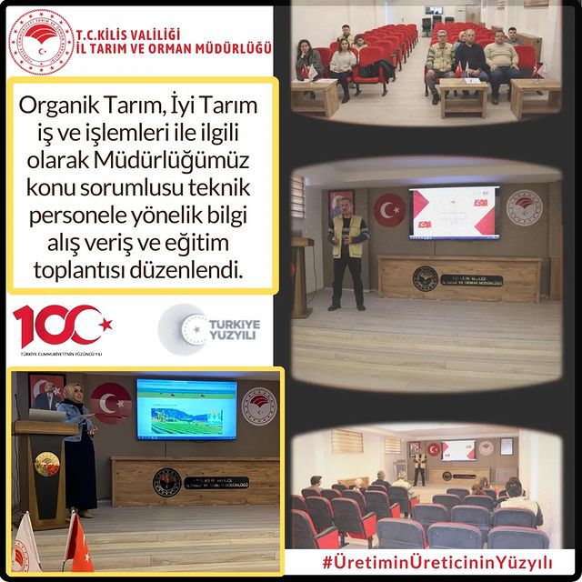 Organik ve İyi Tarım Uygulamaları Eğitim Toplantısı Düzenlendi