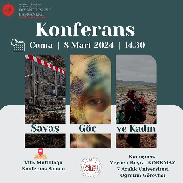 Kilis'te düzenlenecek konferans, 