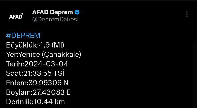 İshak Şan, Çanakkale Depremi Sonrası Geçmiş Olsun Mesajı Yayımladı