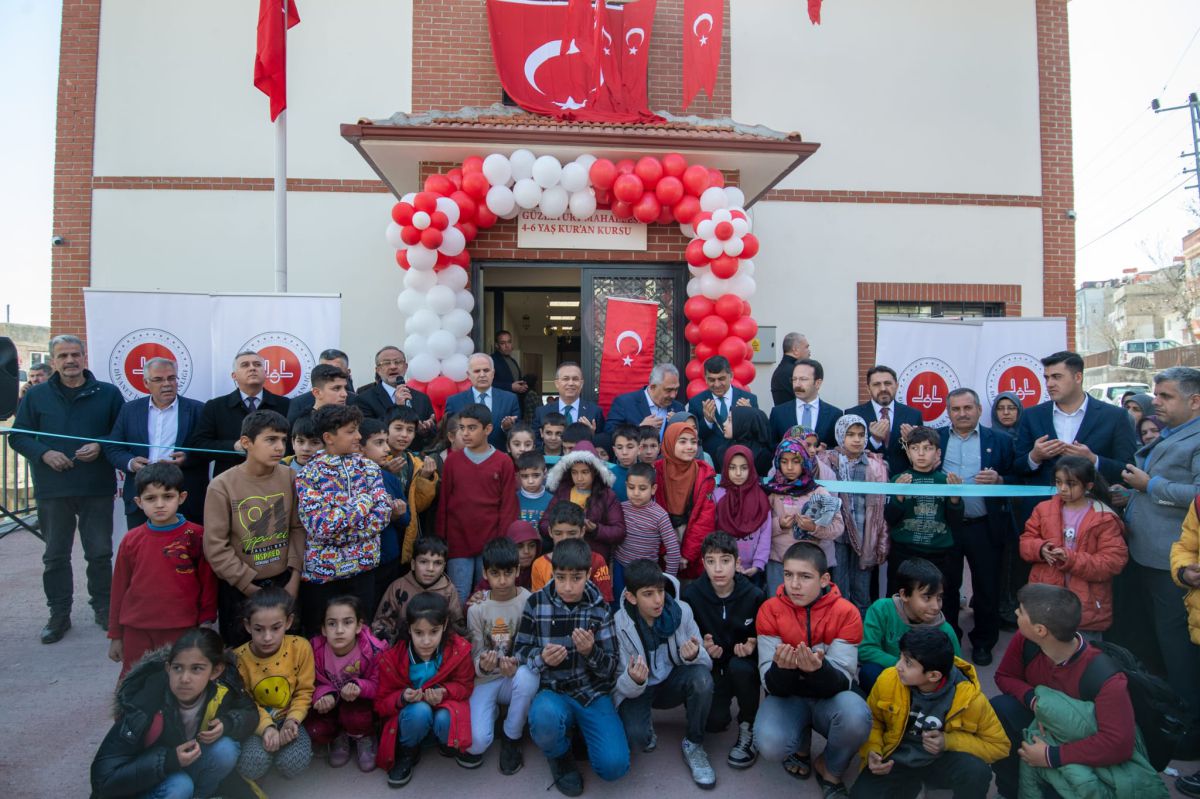 Gaziantep Valiliği koordinesinde Güzelyurt Mahallesinde 4-6 yaş Kur'an Kursu açıldı