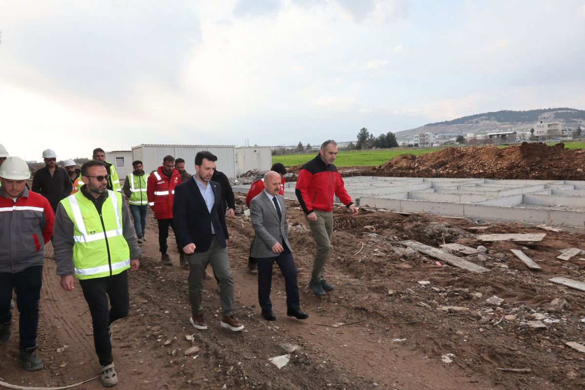 TPAO, Adıyaman'da personel konaklama için lojman inşaatını hızla ilerletiyor