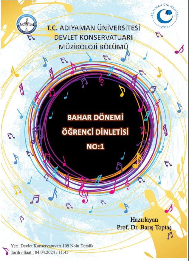 Adıyaman Üniversitesi'nden Müzik Şöleni: Öğrenci Dinletisi