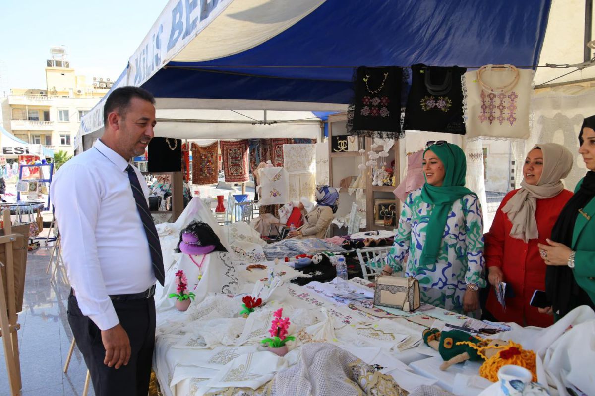 Kilis'te Hayat Boyu Öğrenme Haftası Sergisi Açıldı