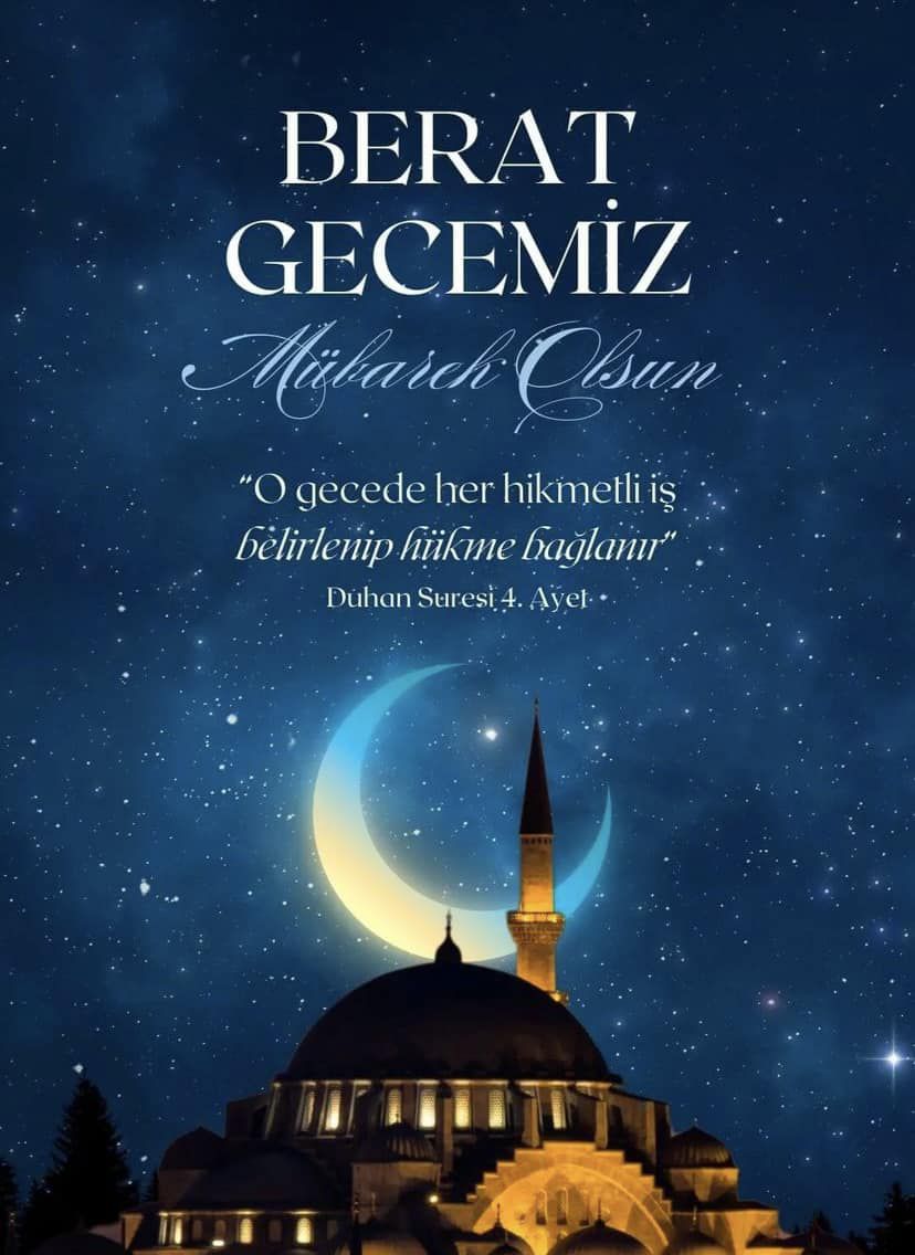 Berat Gecesi'nde Huzur ve Bereketin Kutlaması Yapıldı