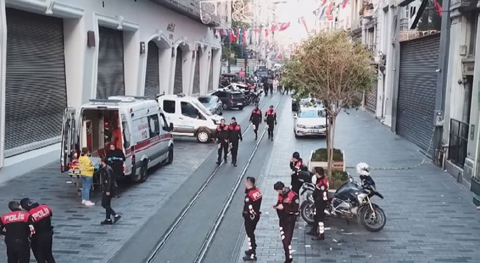 İstiklal Caddesi'nde bombalı saldırı! 6 kişi hayatını kaybetti