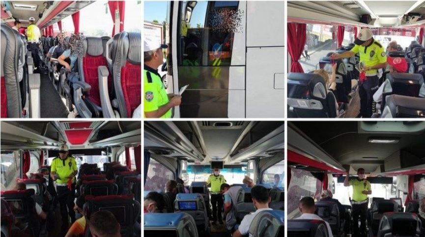 Gaziantep'te 438 araç trafikten men edildi!