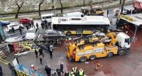 İstanbul'da İETT Otobüsü Otoparka Daldı: Korkutan Anlar Kamerada
