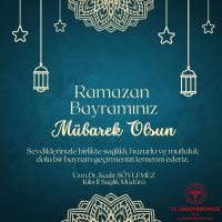Kilis Sağlık Müdürü, Ramazan Bayramı için vatandaşlara tebriklerini iletti
