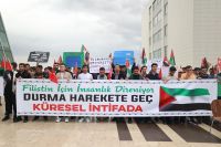 Gaziantep Üniversite Öğrencileri Filistin için Basın Açıklaması Yaptı