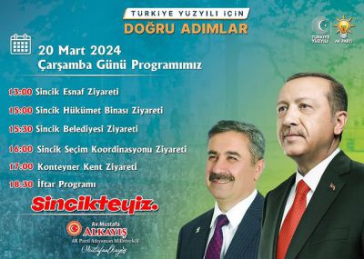 AK Parti Milletvekili Mustafa Alkayış, Sincik'teki etkinlikte Cumhurbaşkanı'nın ilçeye olan desteğine dikkat çekti.