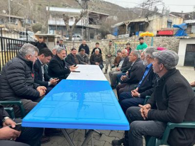 Adıyaman Milletvekili Mustafa Alkayış, bölgedeki yerel halkla buluştu ve taleplerini dinledi.