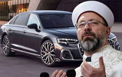 Diyanet İşleri Başkanlığı'nın Ali Erbaş için lüks bir Audi A8 araç kiraladığı öğrenildi