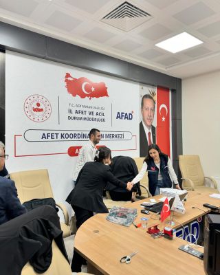 İYİ Parti, Adıyaman'da AFAD Personelini Ziyaret Etti