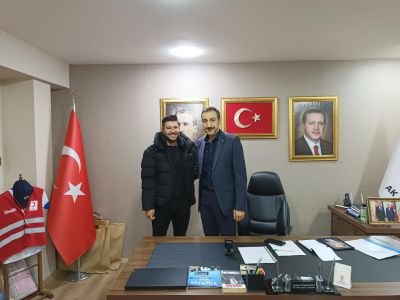 AK Parti Kilis İl Başkanı Serhan Diyarbakırlı, Yusuf Çetin'i Nezaket Ziyaretiyle Ağırladı