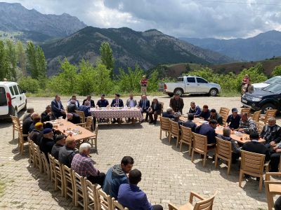 Kaymakam ve İlçe Emniyet Müdüründen Alişar Mahallesi Ziyareti