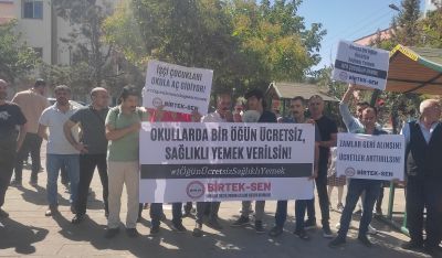 Okullarda ücretsiz yemek için kampanya