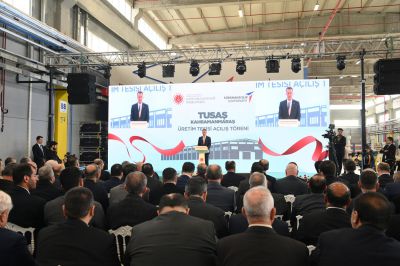 Kahramanmaraş'ta TUSAŞ tarafından hayata geçirilen yeni üretim tesisi açıldı