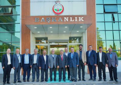 Gaziantep'in Oğuzeli ilçesinde Belediye Başkanı Bekir Öztekin'e destek ziyaretleri