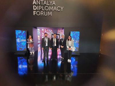 Hasan Kalyoncu Üniversitesi Öğrencileri ve Öğretim Görevlileri Antalya Diplomasi Forumu'na Katıldı