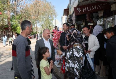 Adıyaman Valisi Varol, halka bayram öncesi yakınlaştı