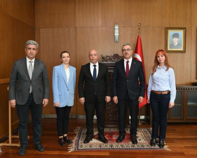 Kahramanmaraş Üniversitesi Rektörü ve Yardımcıları Belediye Başkanı'nı Ziyaret Ederek Teşekkür Ettiler