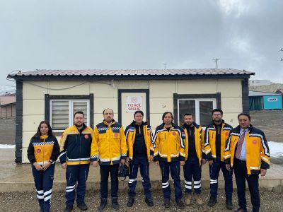 Kahramanmaraş Yedikuyular Kayak Merkezi'nde 112 Acil Sağlık Hizmetleri Birimi'nde İl Sağlık Müdürü'nün Ziyareti