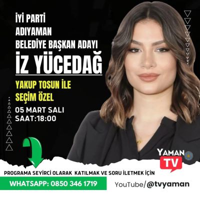 İYİ Parti Adıyaman’da Yerel Televizyon Programında Seçim Sürecini Anlattı