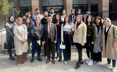 Gaziantep Üniversitesi Hukuk Bölümü Öğrencileri Adliye Ziyareti Yaptı